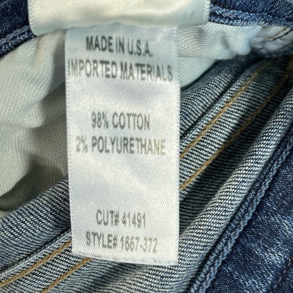 Citzens of Humanity Jeans Womens 27 Rocket Crop High Rise Skinny Western Rodeo - Picture 14 of 14